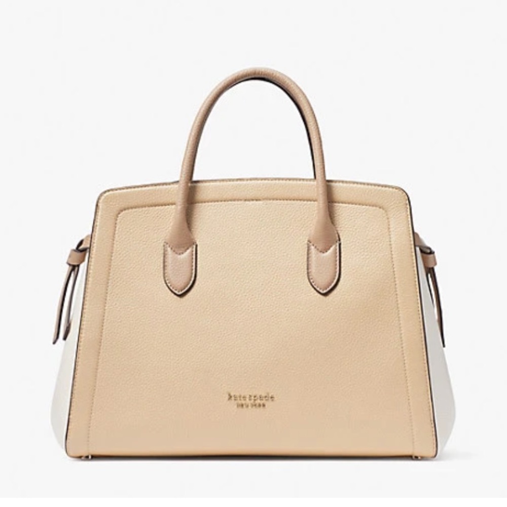Knott Colorblocked Large Satchel BRAND NEW